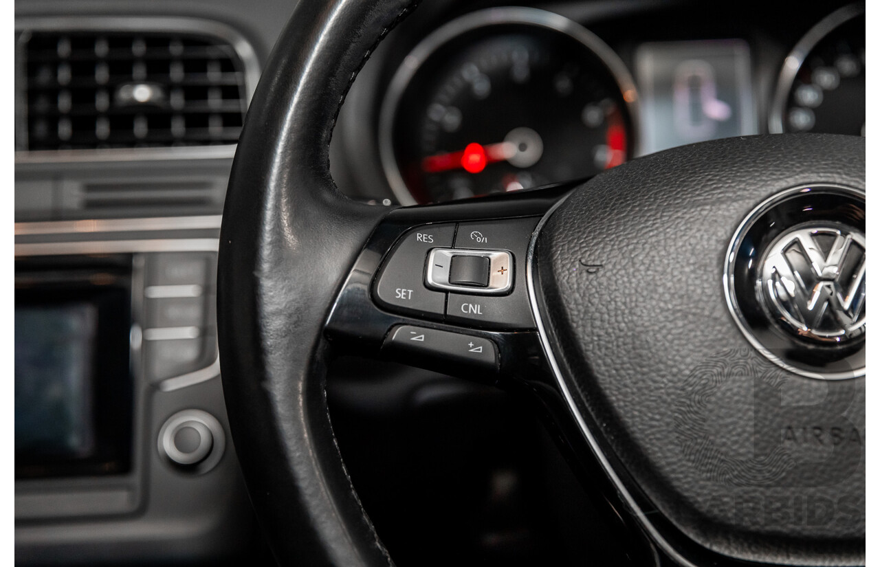 3/2015 Volkswagen Polo 81 TSI Comfortline 6R MY15 5d Hatchback Pure White Turbo 1.2L