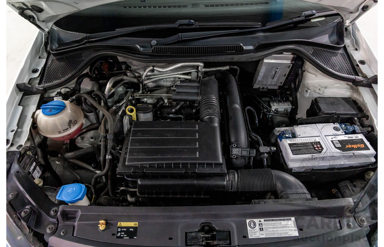 3/2015 Volkswagen Polo 81 TSI Comfortline 6R MY15 5d Hatchback Pure White Turbo 1.2L