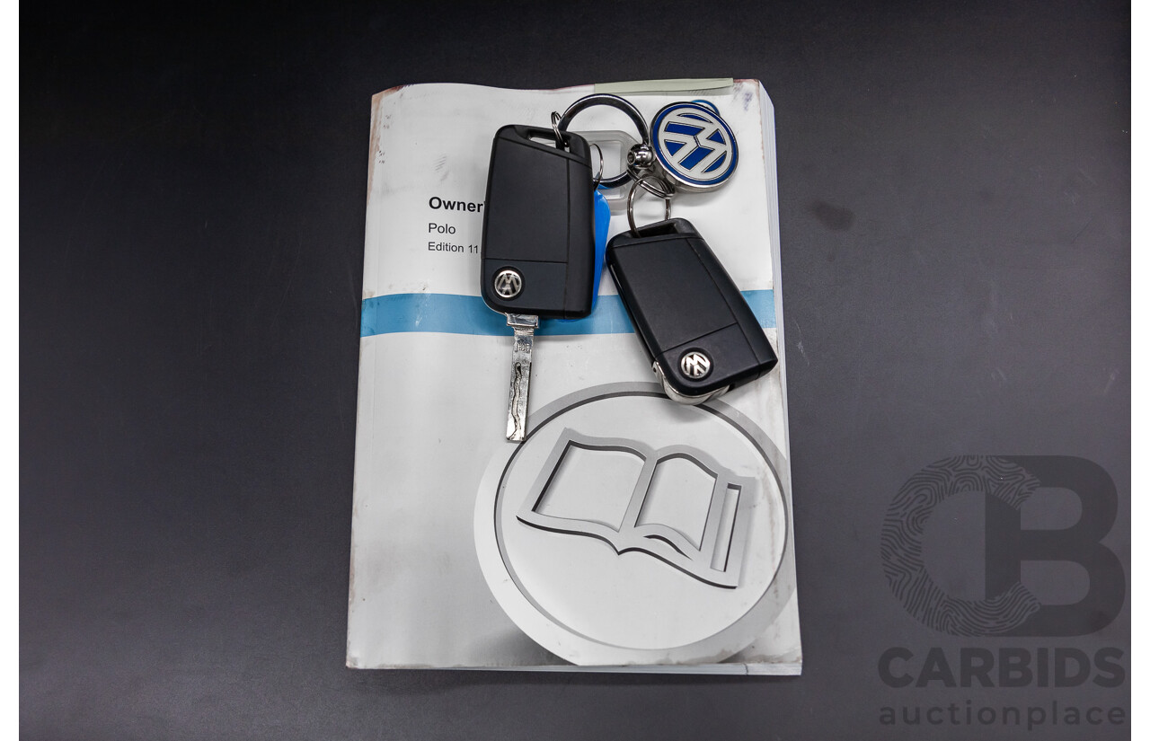 3/2015 Volkswagen Polo 81 TSI Comfortline 6R MY15 5d Hatchback Pure White Turbo 1.2L