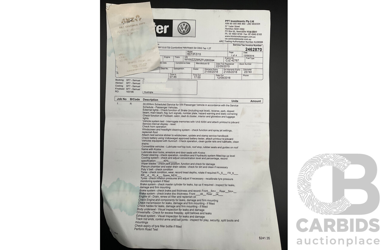 3/2015 Volkswagen Polo 81 TSI Comfortline 6R MY15 5d Hatchback Pure White Turbo 1.2L