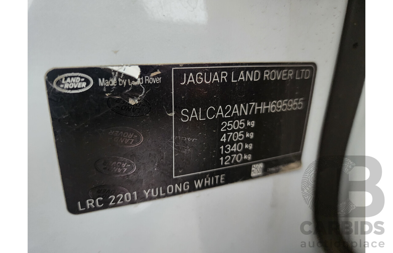 5/2017 Land Rover Discovery Sport TD4 HSE Luxury LC MY17 4d Wagon White 2.0L