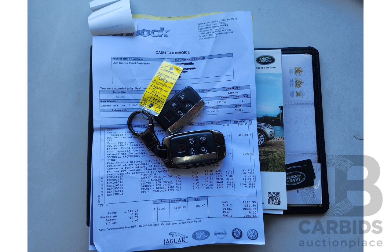 5/2017 Land Rover Discovery Sport TD4 HSE Luxury LC MY17 4d Wagon White 2.0L