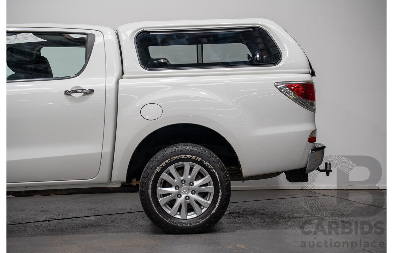5/2012 Mazda BT50 XTR (4x4)  Dual Cab Utility White Turbo Diesel 3.2L