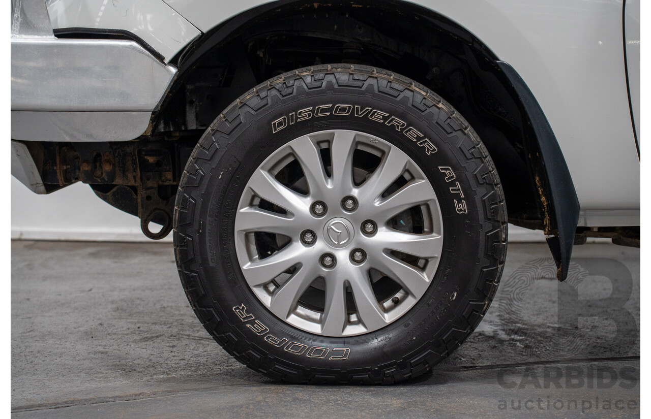 5/2012 Mazda BT50 XTR (4x4)  Dual Cab Utility White Turbo Diesel 3.2L