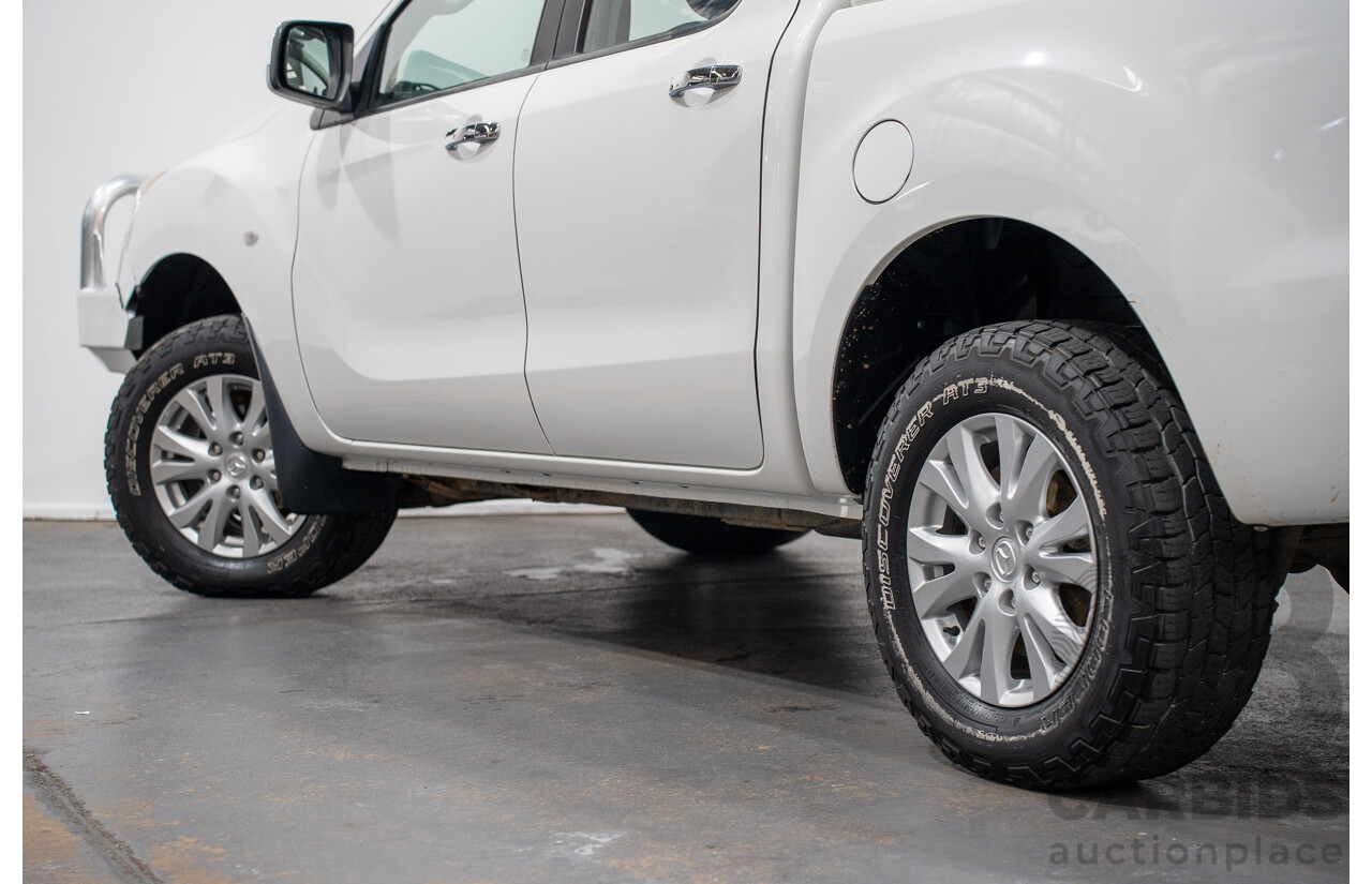 5/2012 Mazda BT50 XTR (4x4)  Dual Cab Utility White Turbo Diesel 3.2L