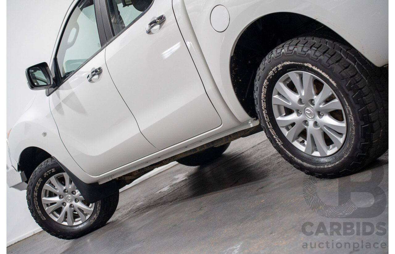 5/2012 Mazda BT50 XTR (4x4)  Dual Cab Utility White Turbo Diesel 3.2L