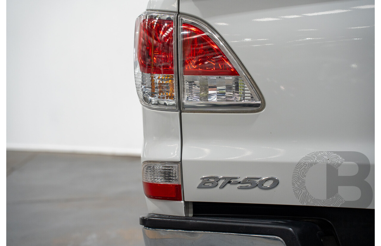 5/2012 Mazda BT50 XTR (4x4)  Dual Cab Utility White Turbo Diesel 3.2L