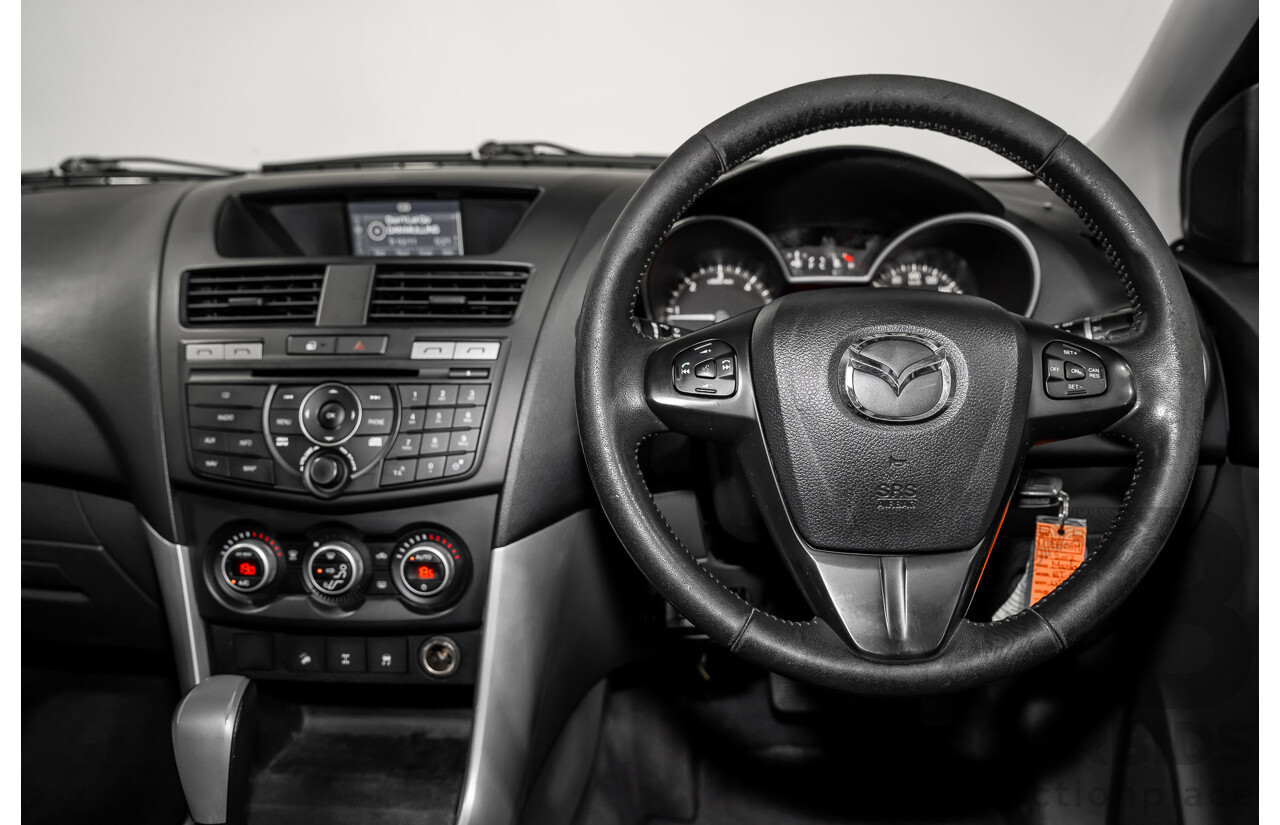 5/2012 Mazda BT50 XTR (4x4)  Dual Cab Utility White Turbo Diesel 3.2L