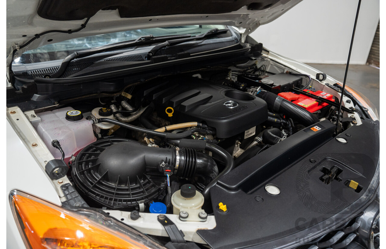 5/2012 Mazda BT50 XTR (4x4)  Dual Cab Utility White Turbo Diesel 3.2L