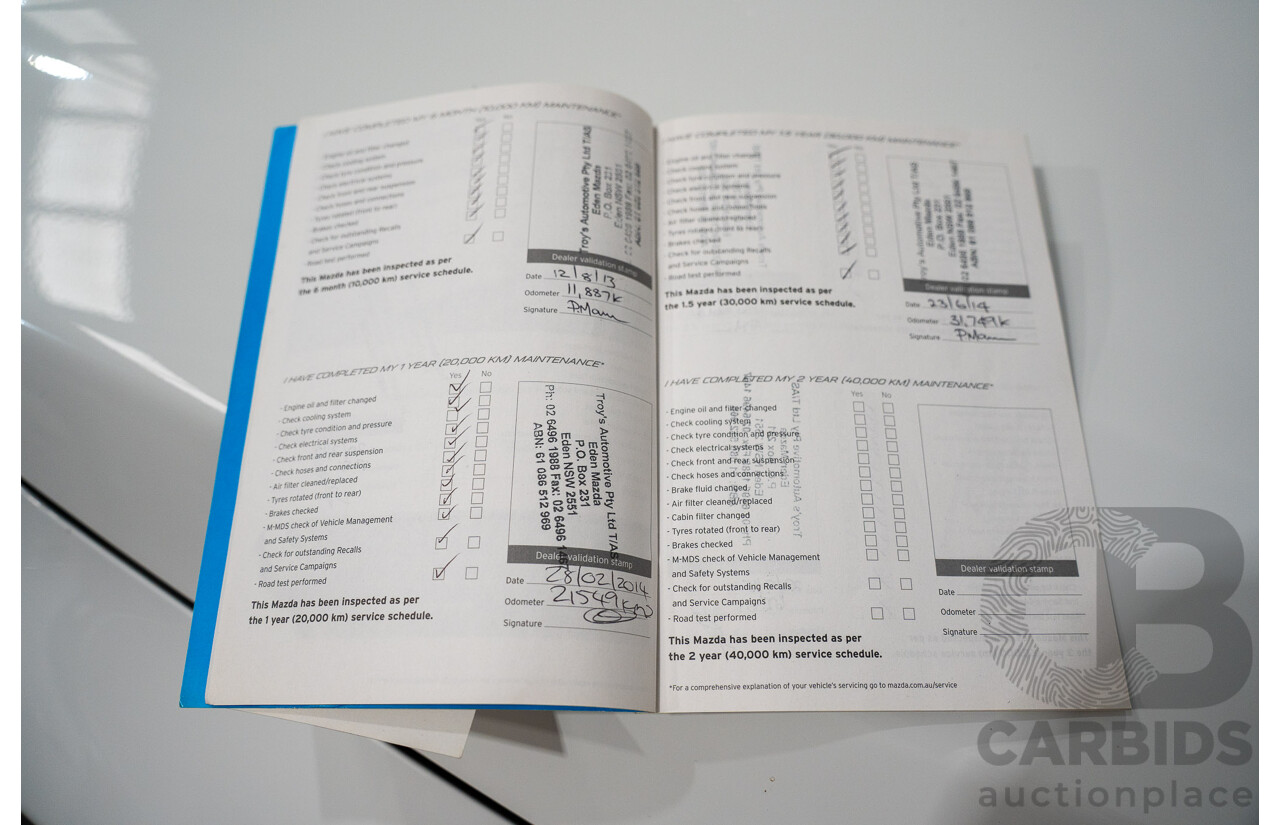 5/2012 Mazda BT50 XTR (4x4)  Dual Cab Utility White Turbo Diesel 3.2L