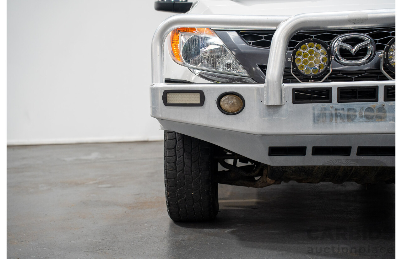 5/2012 Mazda BT50 XTR (4x4)  Dual Cab Utility White Turbo Diesel 3.2L