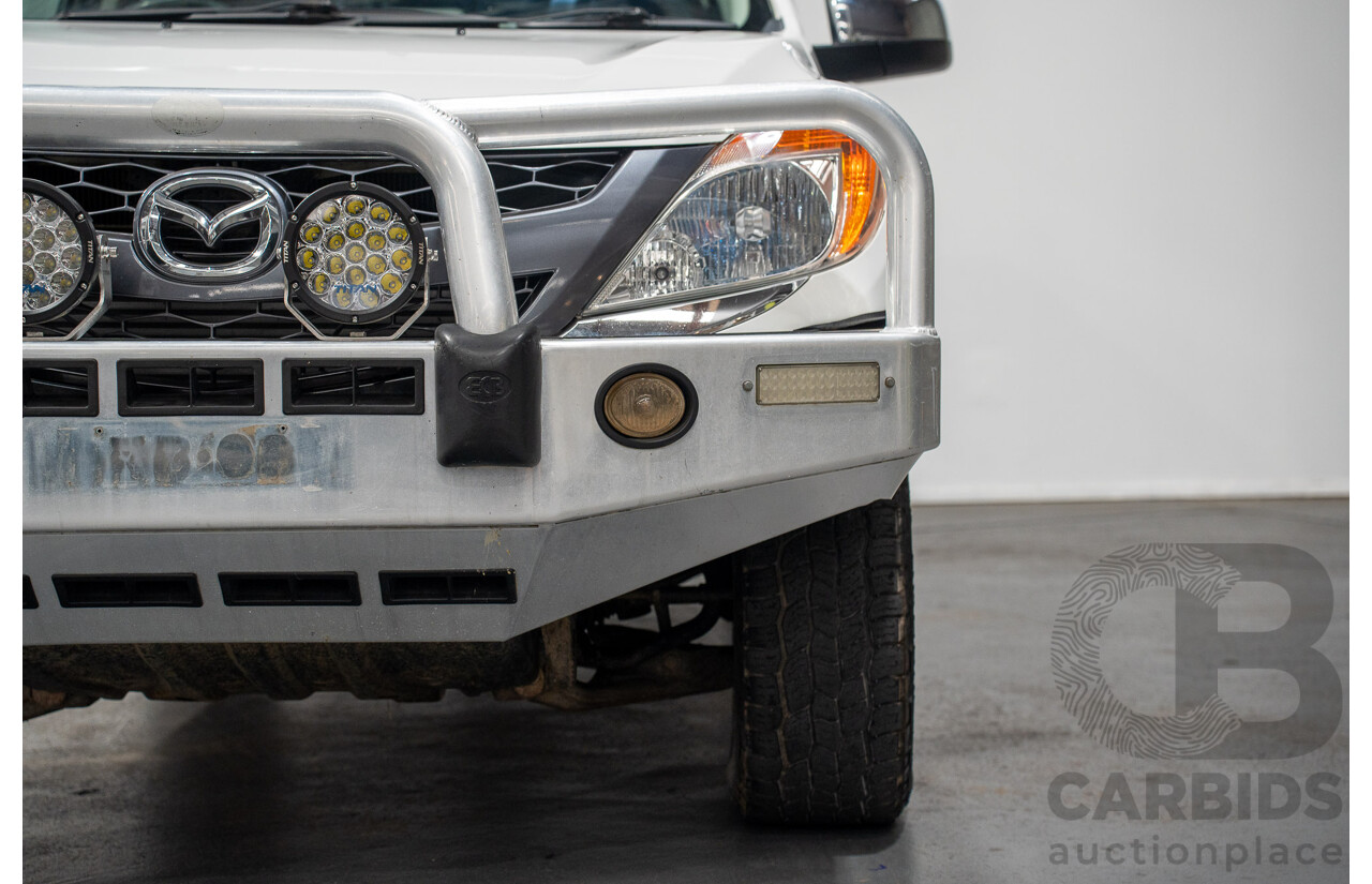 5/2012 Mazda BT50 XTR (4x4)  Dual Cab Utility White Turbo Diesel 3.2L