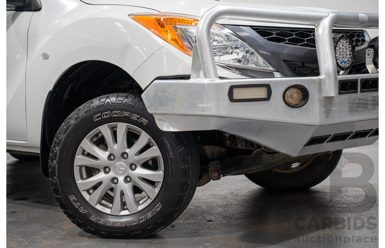 5/2012 Mazda BT50 XTR (4x4)  Dual Cab Utility White Turbo Diesel 3.2L