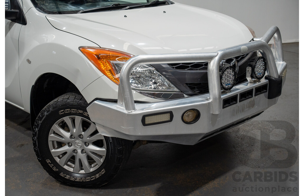 5/2012 Mazda BT50 XTR (4x4)  Dual Cab Utility White Turbo Diesel 3.2L
