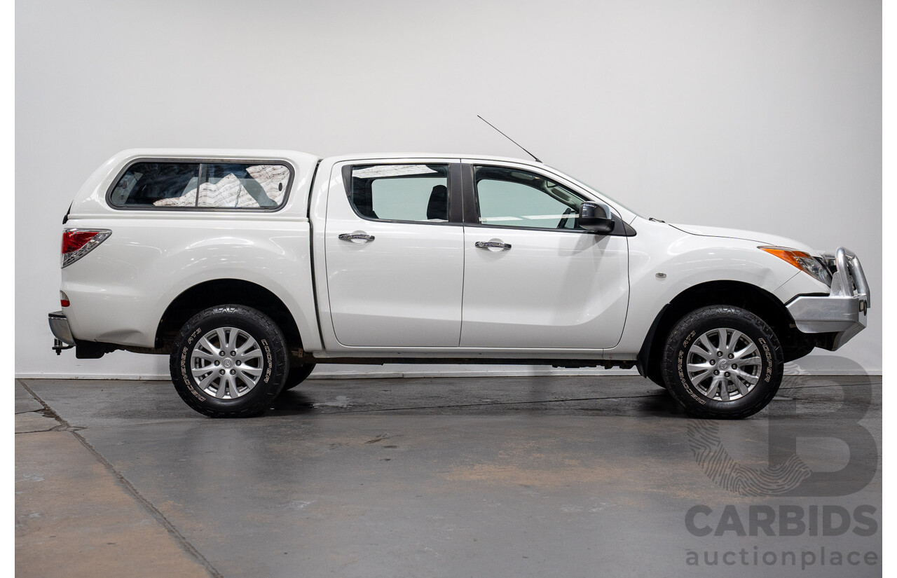 5/2012 Mazda BT50 XTR (4x4)  Dual Cab Utility White Turbo Diesel 3.2L