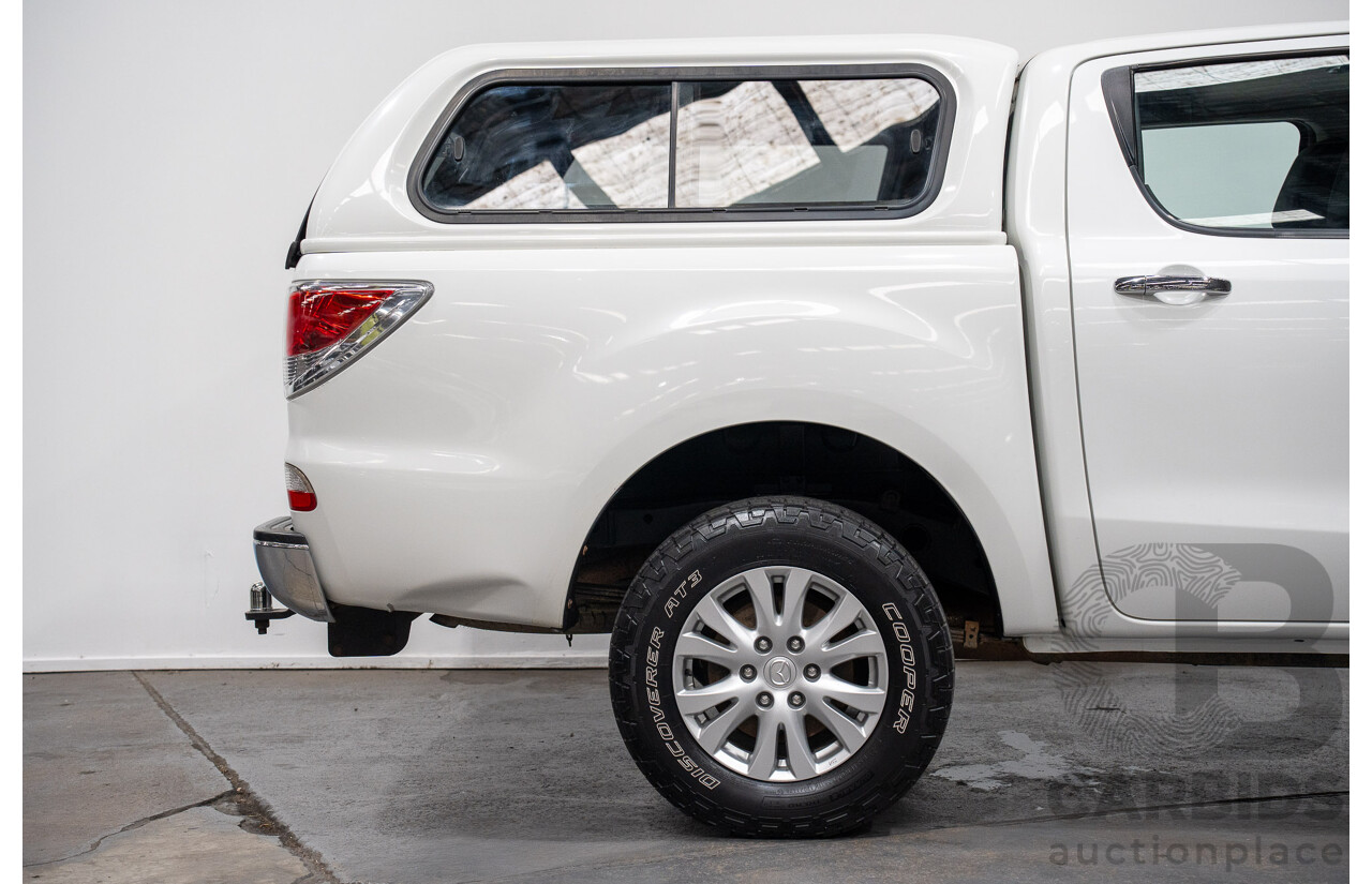 5/2012 Mazda BT50 XTR (4x4)  Dual Cab Utility White Turbo Diesel 3.2L