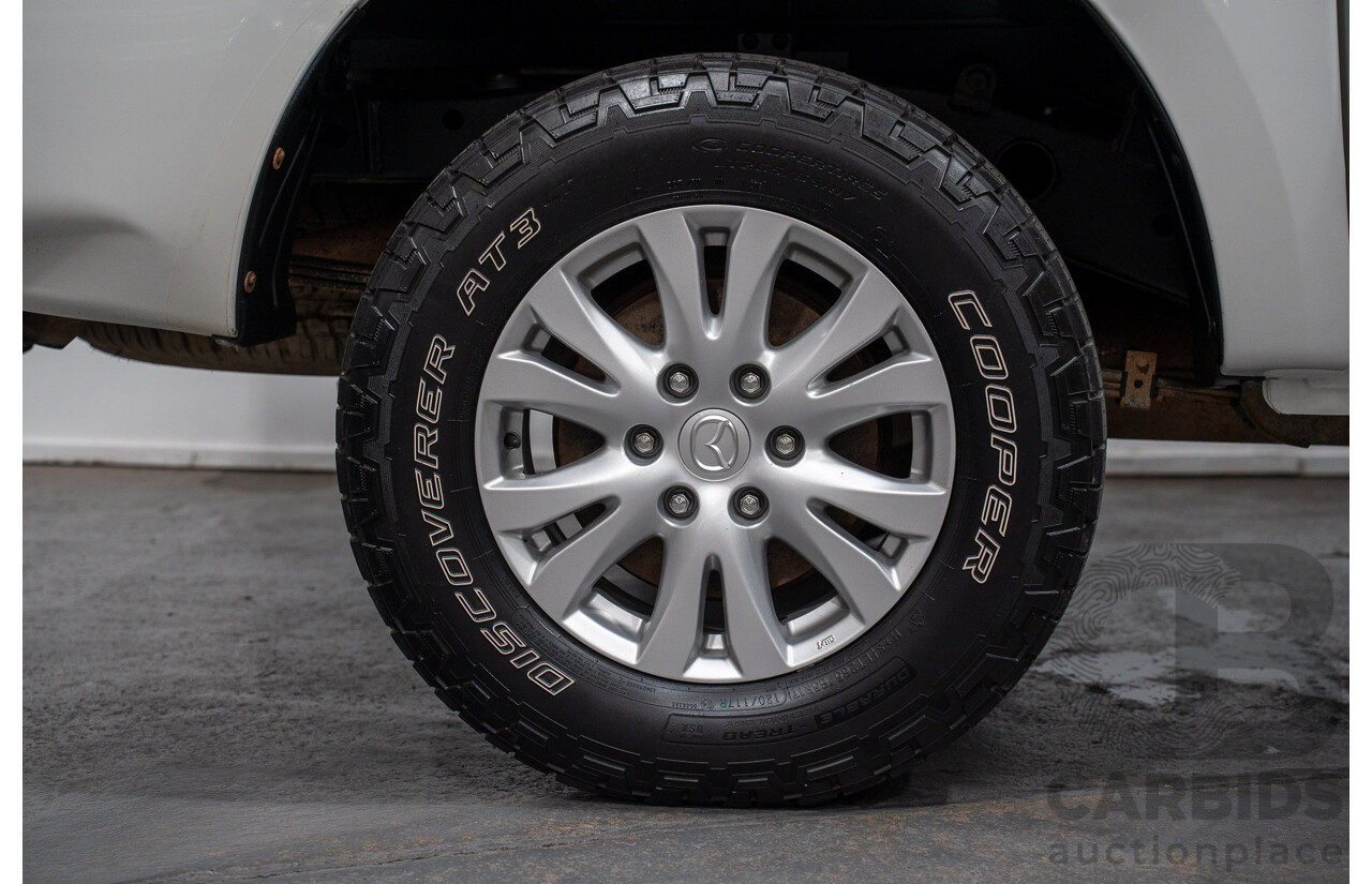 5/2012 Mazda BT50 XTR (4x4)  Dual Cab Utility White Turbo Diesel 3.2L