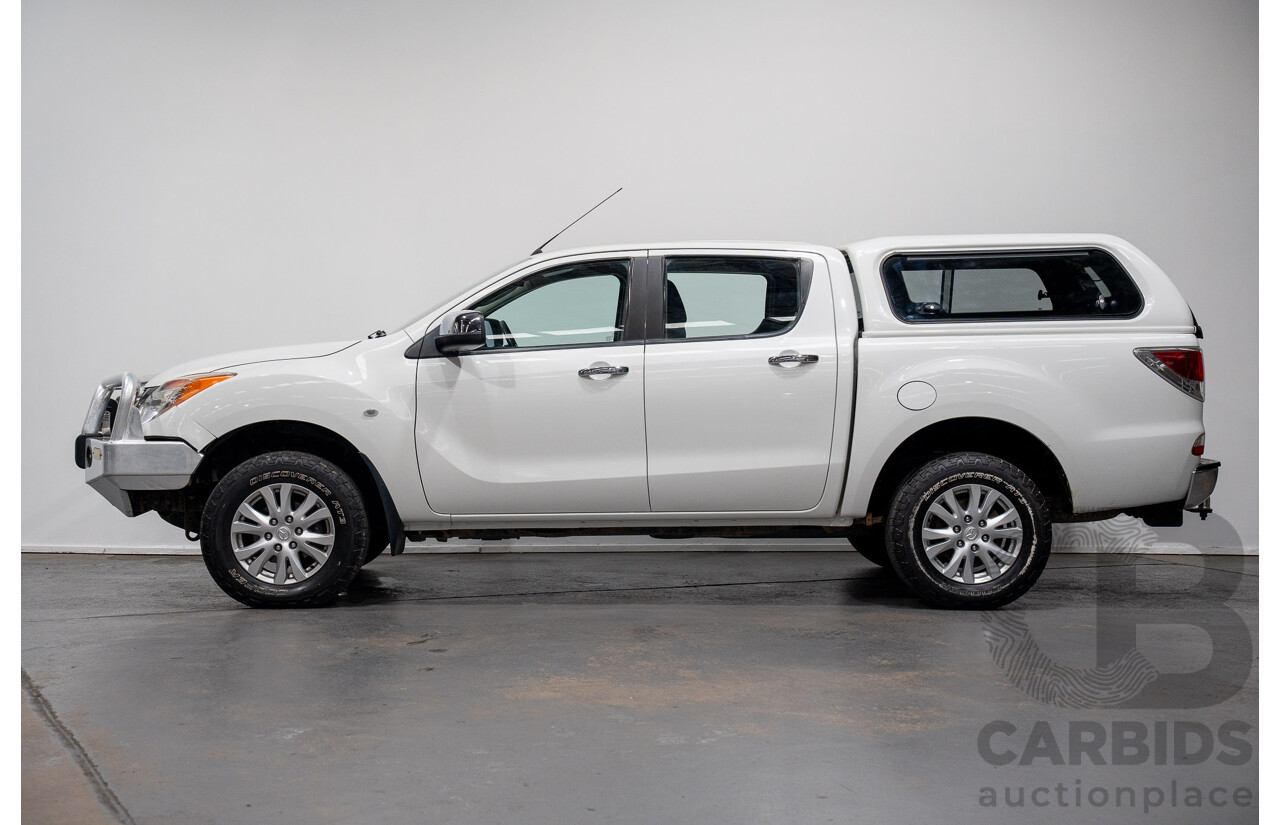 5/2012 Mazda BT50 XTR (4x4)  Dual Cab Utility White Turbo Diesel 3.2L