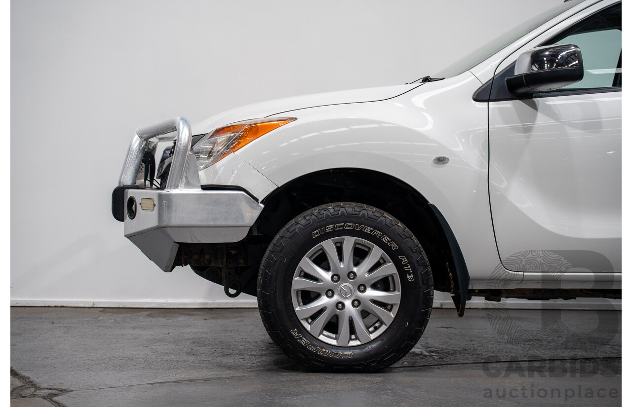 5/2012 Mazda BT50 XTR (4x4)  Dual Cab Utility White Turbo Diesel 3.2L