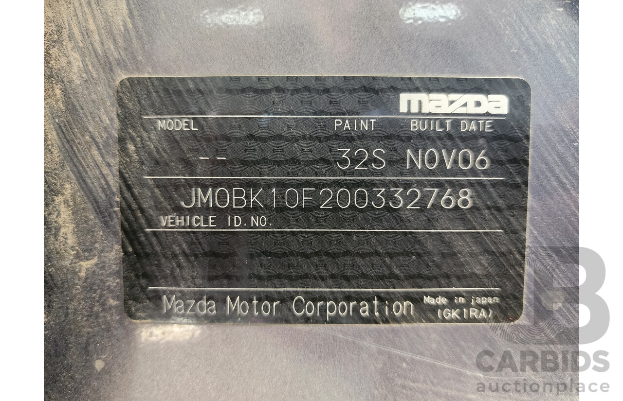 12/2006 Mazda Mazda3 NEO BK MY06 4d Sedan Grey 2.0L