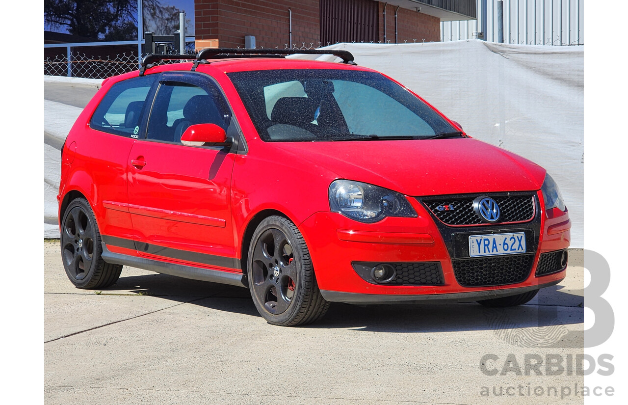 7/2006 Volkswagen Polo GTi 9N 3d Hatchback Red 1.8L