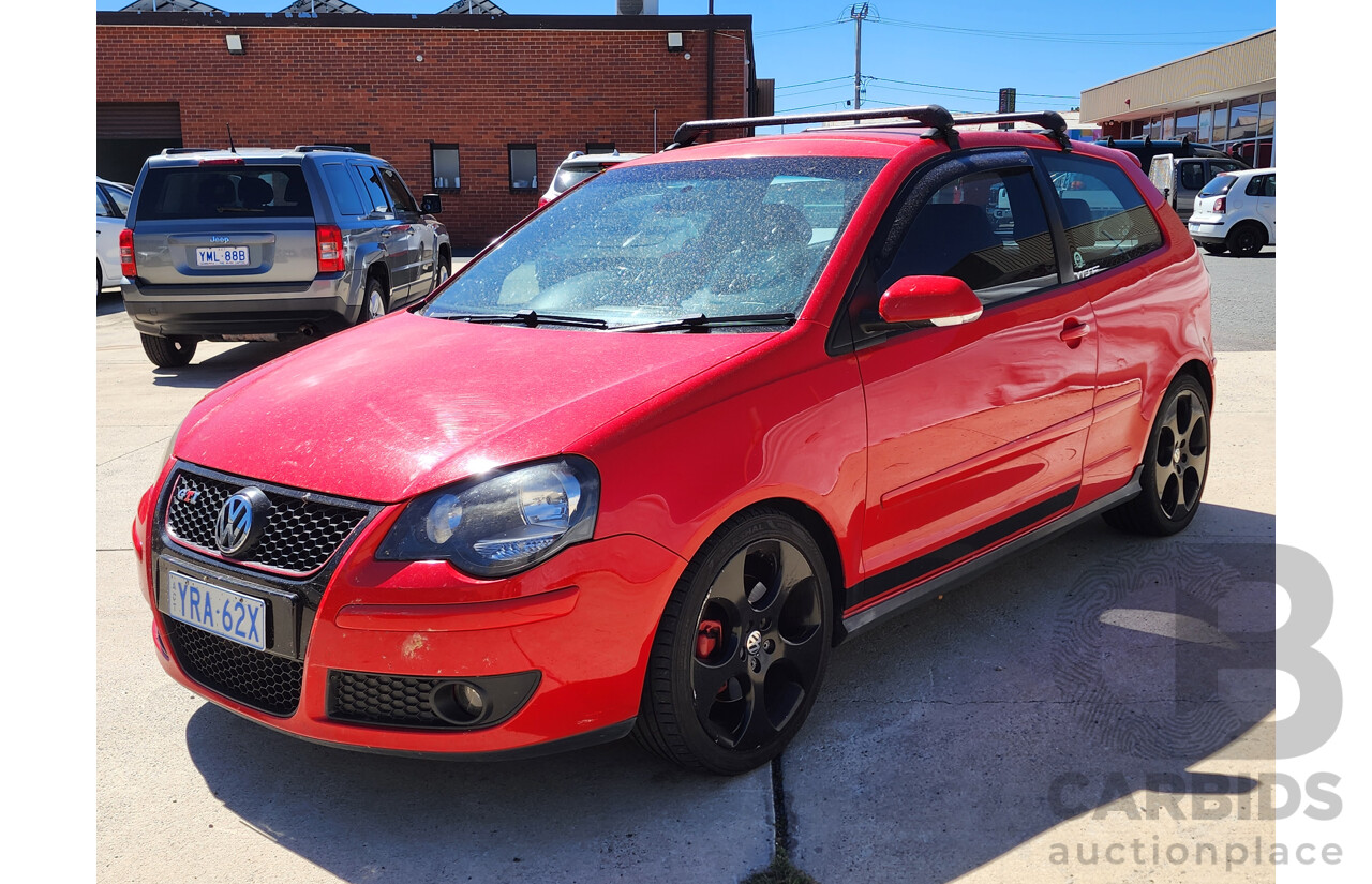 7/2006 Volkswagen Polo GTi 9N 3d Hatchback Red 1.8L