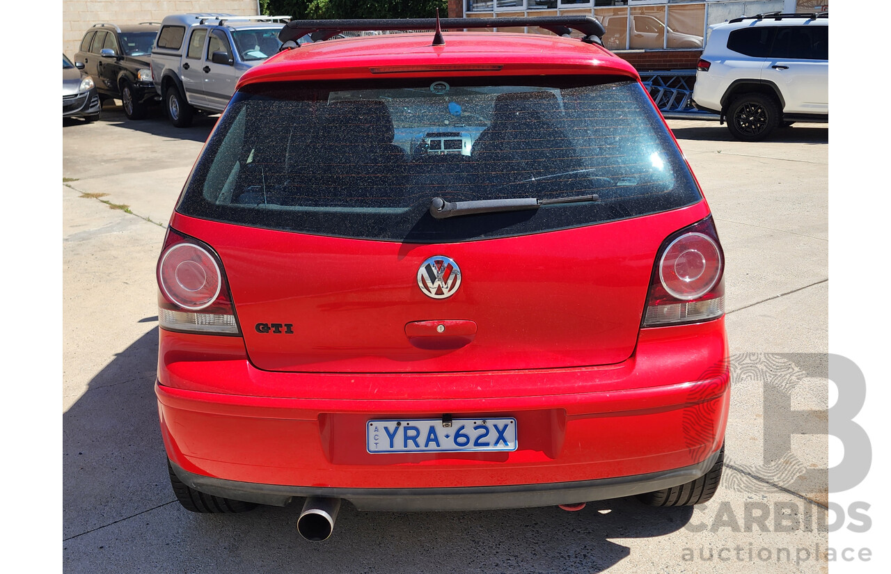 7/2006 Volkswagen Polo GTi 9N 3d Hatchback Red 1.8L