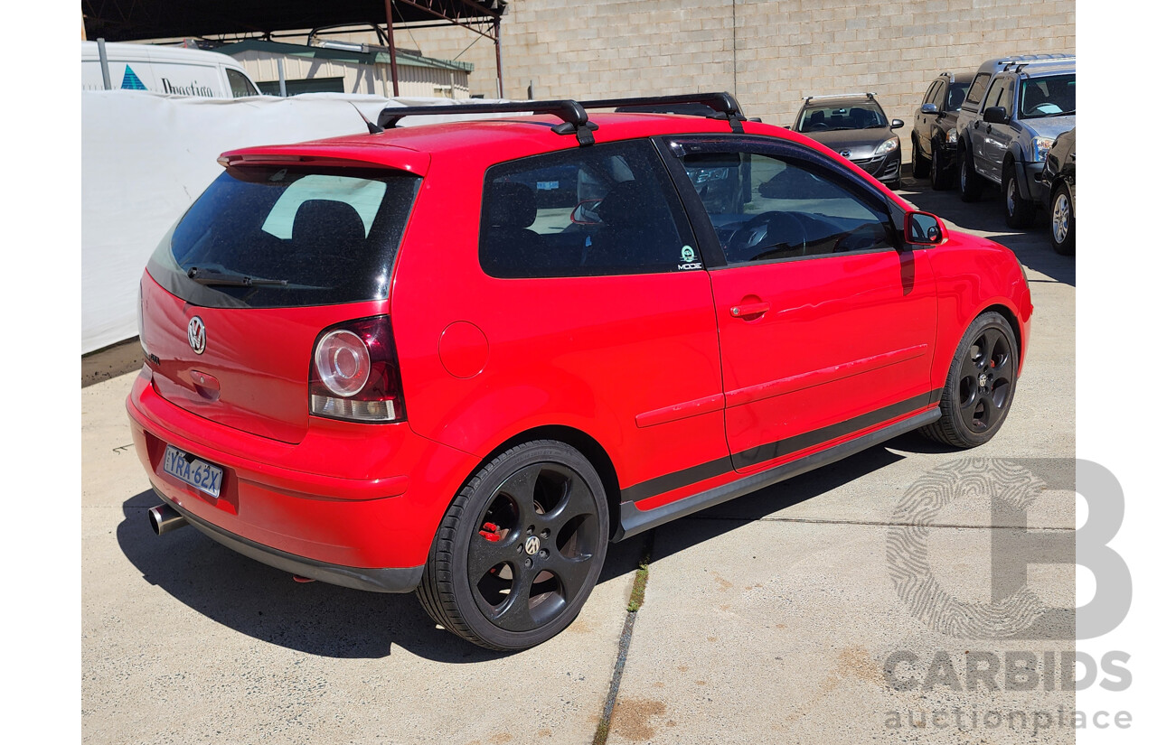 7/2006 Volkswagen Polo GTi 9N 3d Hatchback Red 1.8L