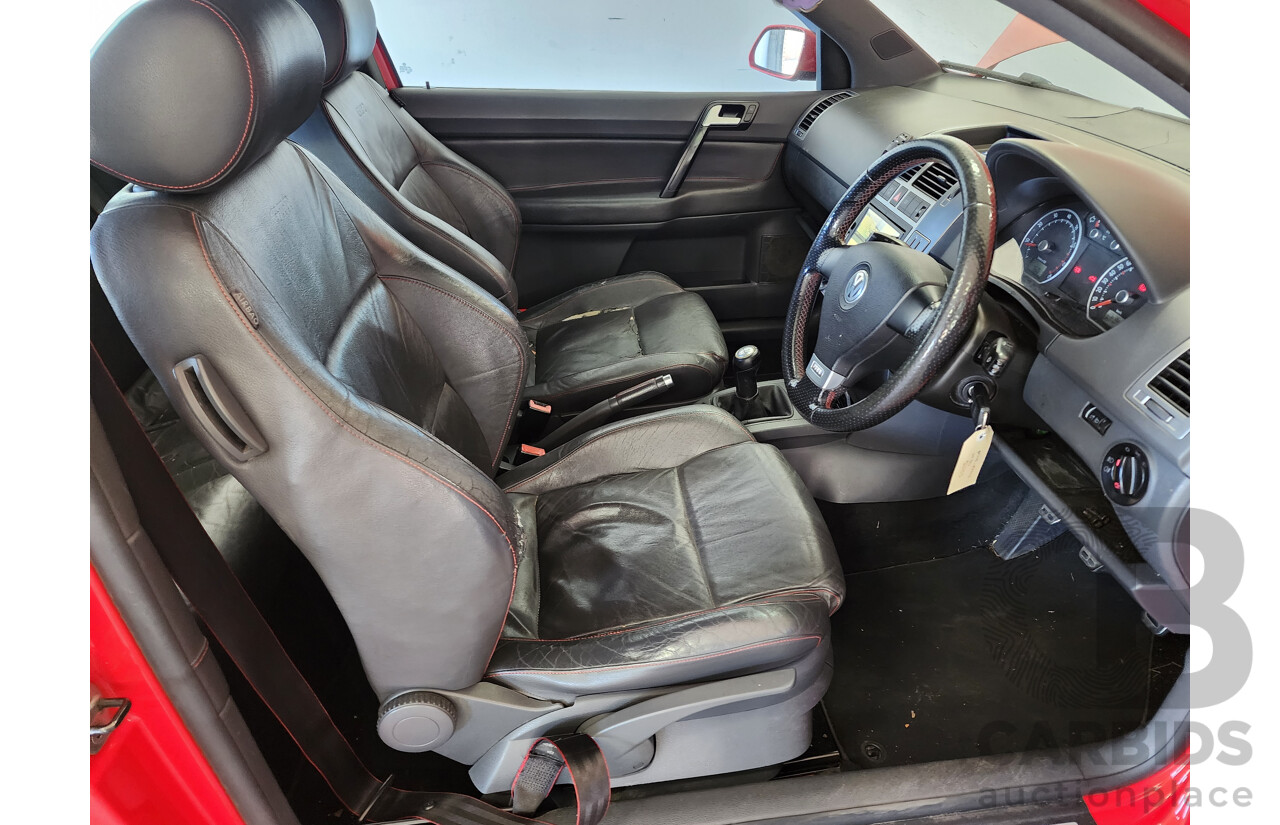 7/2006 Volkswagen Polo GTi 9N 3d Hatchback Red 1.8L