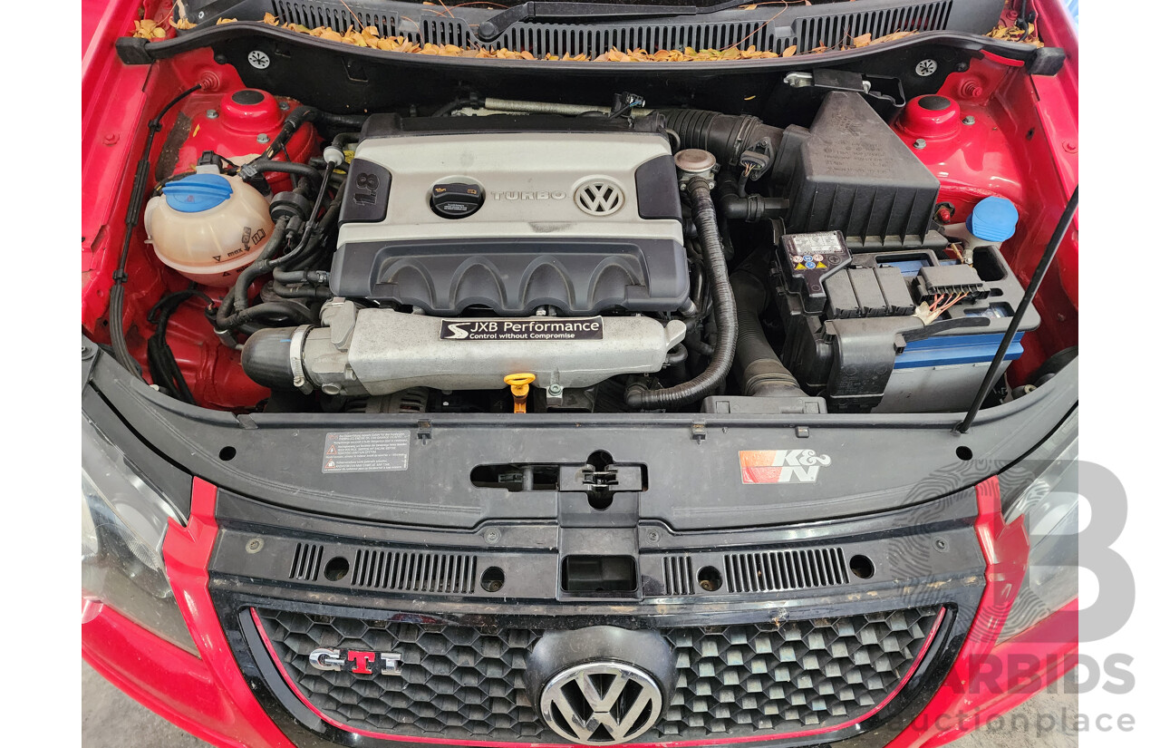 7/2006 Volkswagen Polo GTi 9N 3d Hatchback Red 1.8L