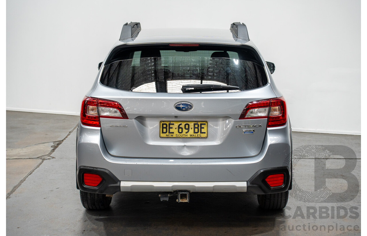 08/2018 Subaru Outback 2.0D PREMIUM (AWD) MY18 4D Wagon Ice Silver Turbo Diesel 2.0L