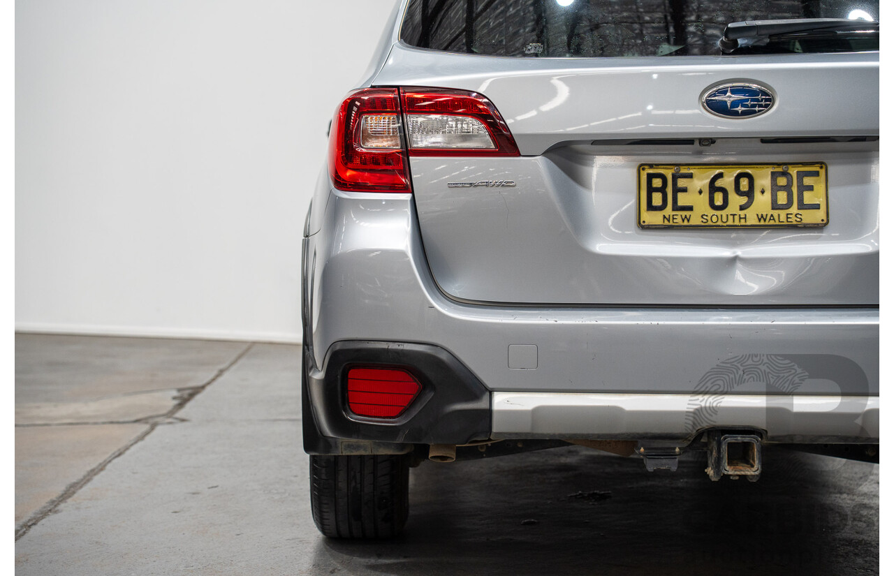 08/2018 Subaru Outback 2.0D PREMIUM (AWD) MY18 4D Wagon Ice Silver Turbo Diesel 2.0L