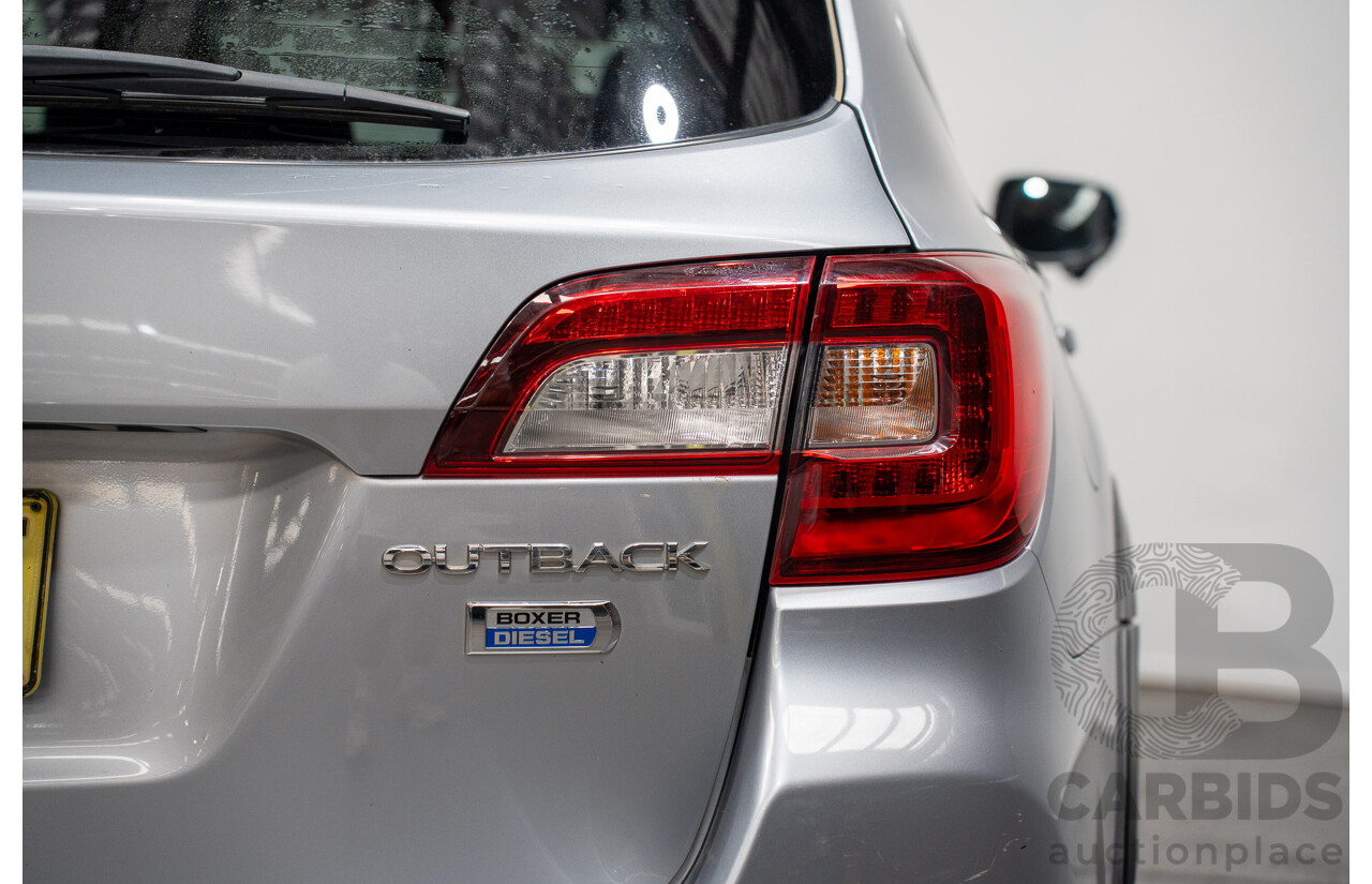 08/2018 Subaru Outback 2.0D PREMIUM (AWD) MY18 4D Wagon Ice Silver Turbo Diesel 2.0L