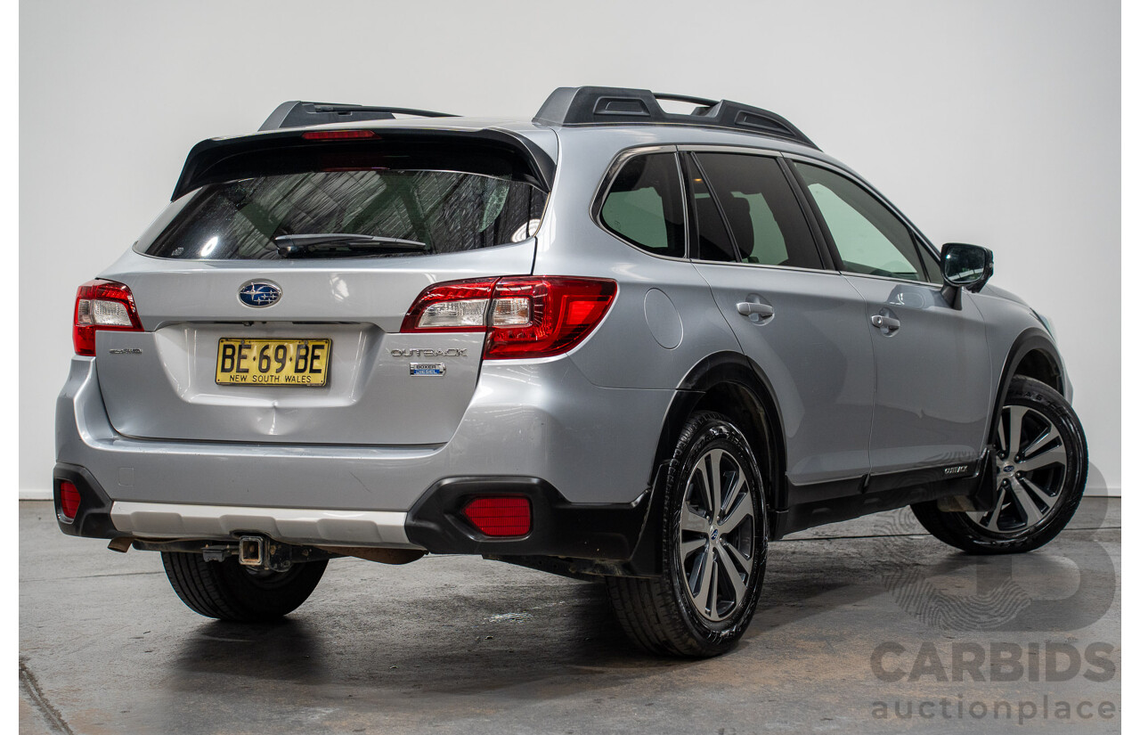 08/2018 Subaru Outback 2.0D PREMIUM (AWD) MY18 4D Wagon Ice Silver Turbo Diesel 2.0L