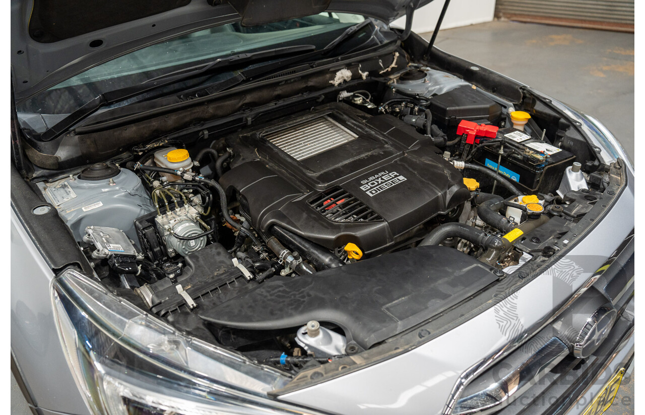 08/2018 Subaru Outback 2.0D PREMIUM (AWD) MY18 4D Wagon Ice Silver Turbo Diesel 2.0L