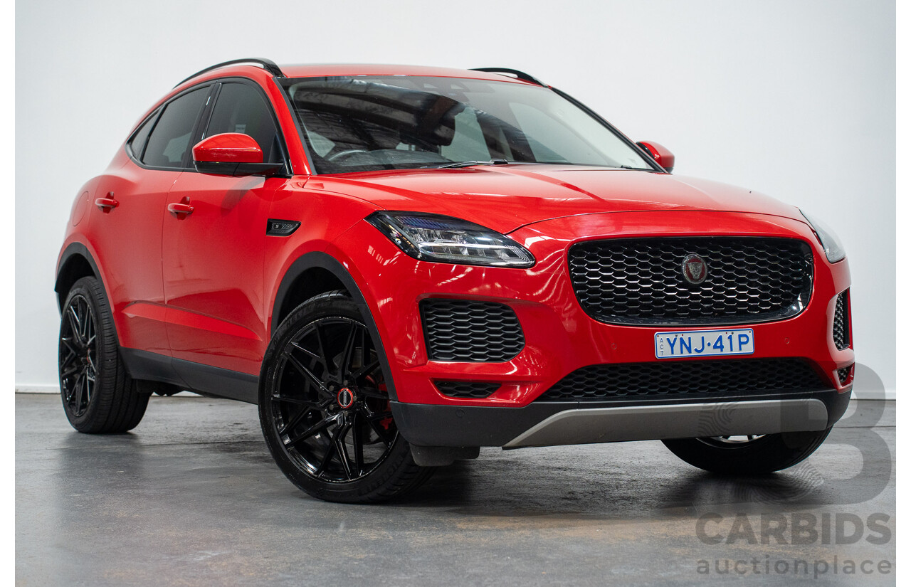 06/2019 Jaguar E-Pace D150S (AWD) 110kW X540 MY19 4D Wagon Caldera Red Turbo Diesel 2.0L