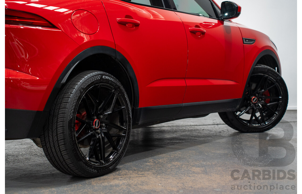 06/2019 Jaguar E-Pace D150S (AWD) 110kW X540 MY19 4D Wagon Caldera Red Turbo Diesel 2.0L