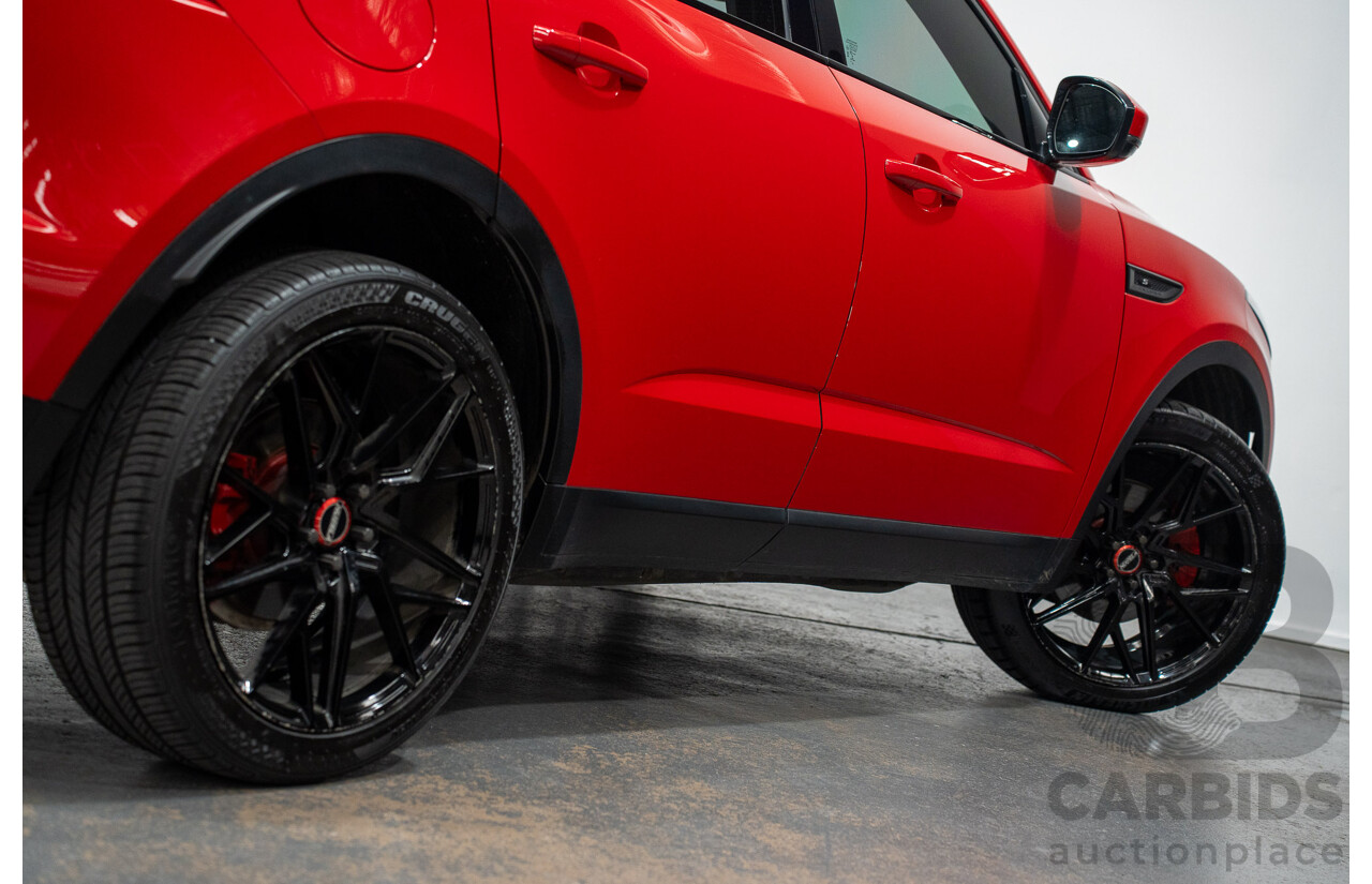 06/2019 Jaguar E-Pace D150S (AWD) 110kW X540 MY19 4D Wagon Caldera Red Turbo Diesel 2.0L