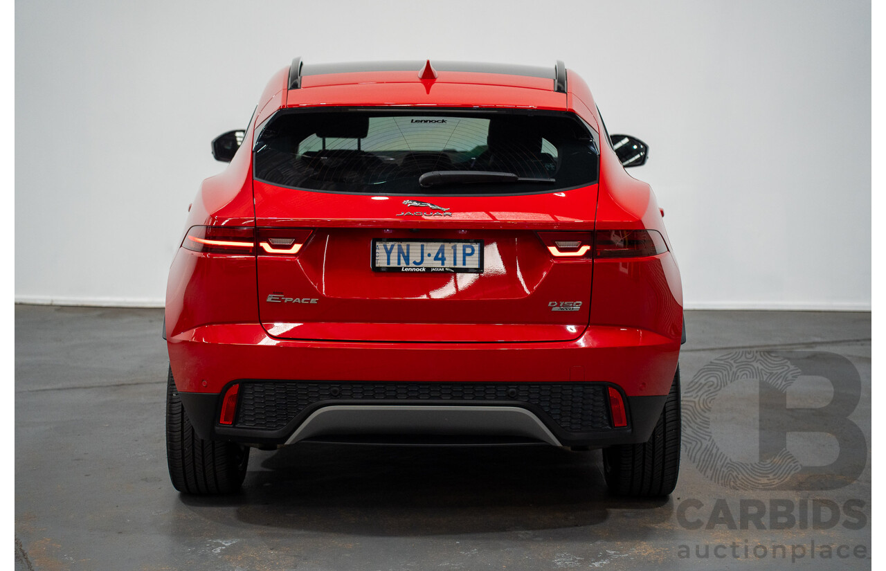 06/2019 Jaguar E-Pace D150S (AWD) 110kW X540 MY19 4D Wagon Caldera Red Turbo Diesel 2.0L