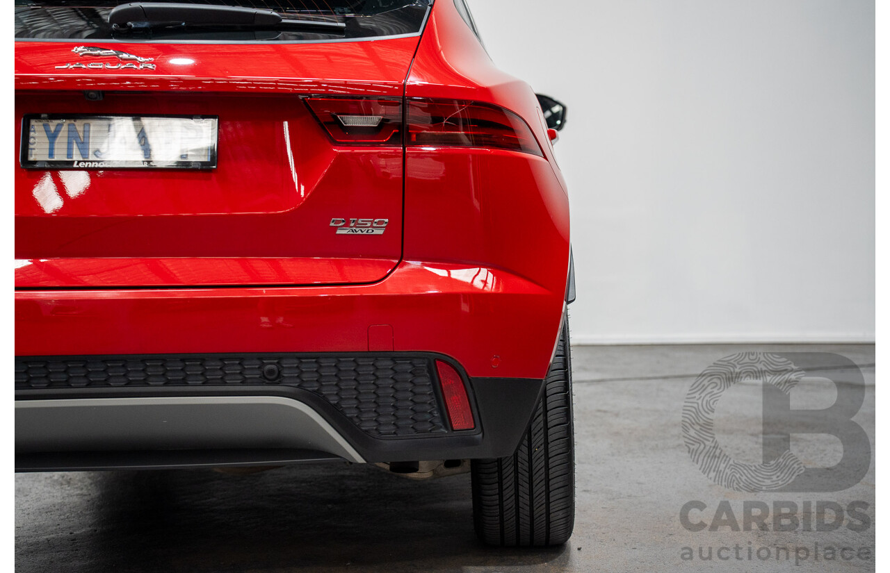 06/2019 Jaguar E-Pace D150S (AWD) 110kW X540 MY19 4D Wagon Caldera Red Turbo Diesel 2.0L