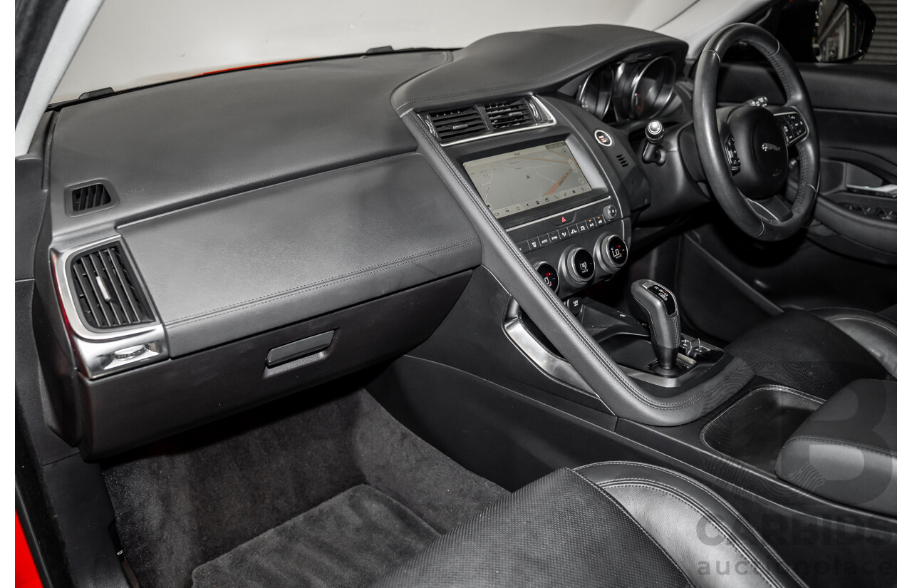 06/2019 Jaguar E-Pace D150S (AWD) 110kW X540 MY19 4D Wagon Caldera Red Turbo Diesel 2.0L