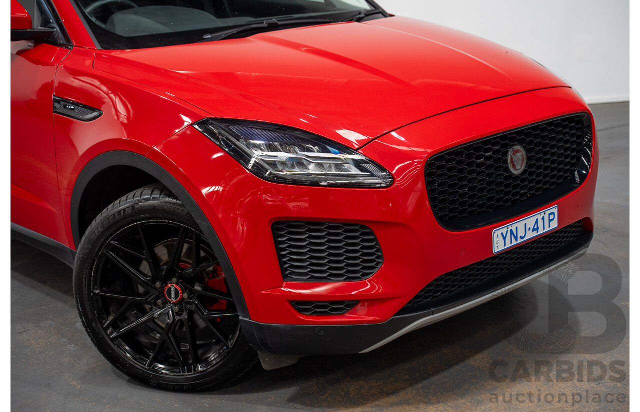 06/2019 Jaguar E-Pace D150S (AWD) 110kW X540 MY19 4D Wagon Caldera Red Turbo Diesel 2.0L