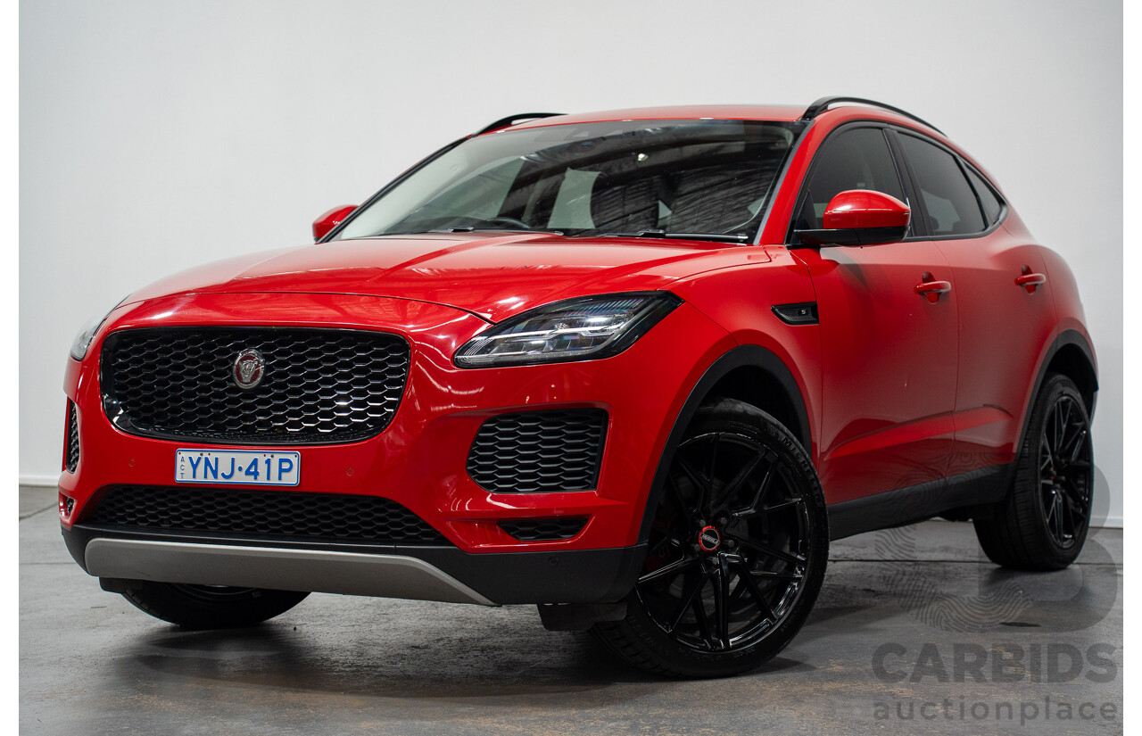 06/2019 Jaguar E-Pace D150S (AWD) 110kW X540 MY19 4D Wagon Caldera Red Turbo Diesel 2.0L