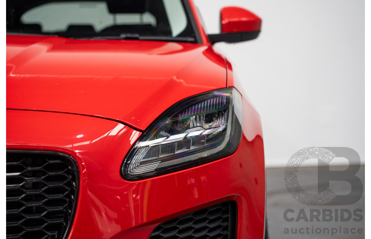 06/2019 Jaguar E-Pace D150S (AWD) 110kW X540 MY19 4D Wagon Caldera Red Turbo Diesel 2.0L