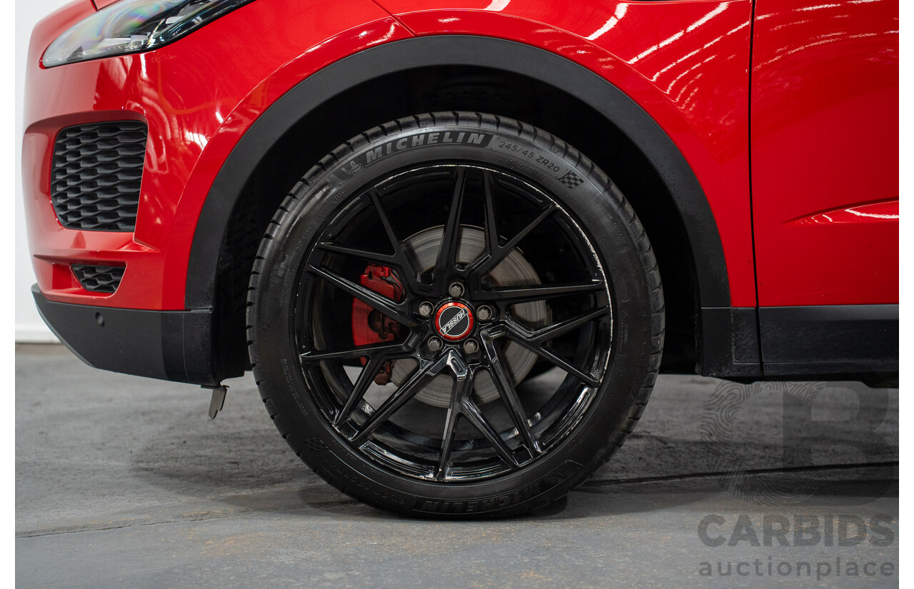 06/2019 Jaguar E-Pace D150S (AWD) 110kW X540 MY19 4D Wagon Caldera Red Turbo Diesel 2.0L