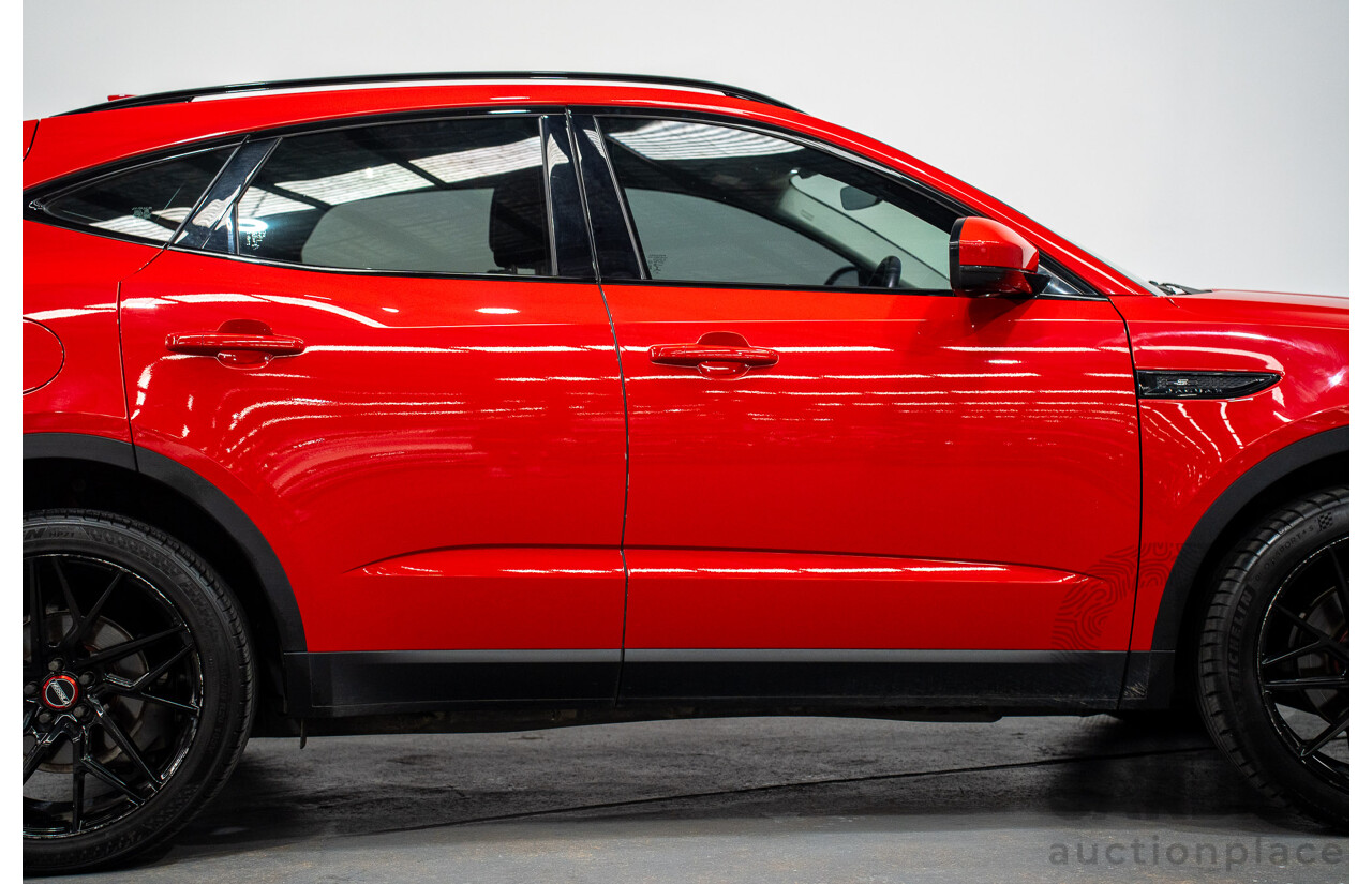 06/2019 Jaguar E-Pace D150S (AWD) 110kW X540 MY19 4D Wagon Caldera Red Turbo Diesel 2.0L