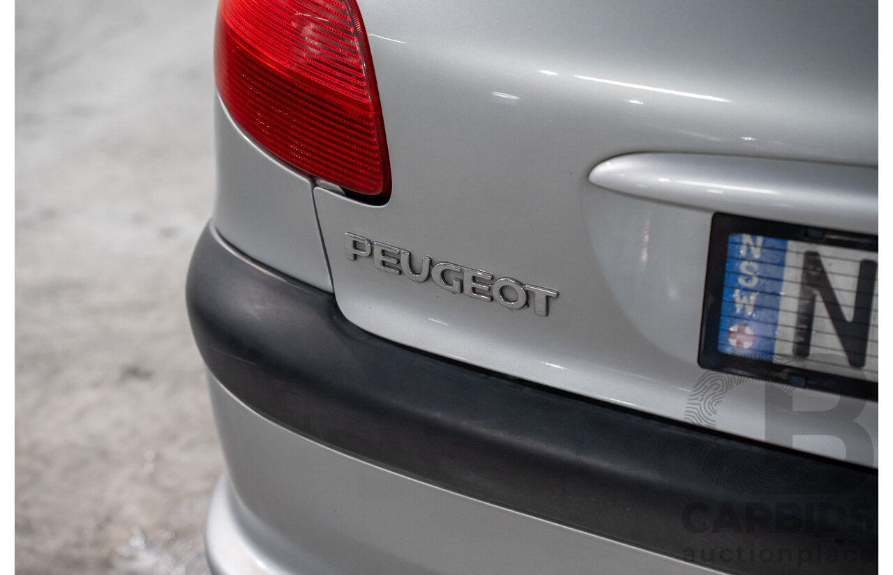 4/2003 Peugeot 206 GTi MY02.5 3d Hatchback Aluminium Grey Metallic 2.0L