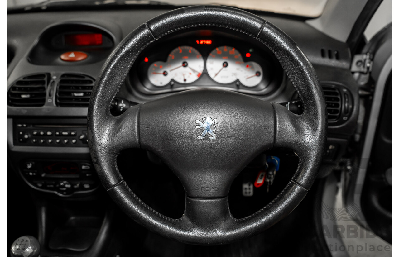 4/2003 Peugeot 206 GTi MY02.5 3d Hatchback Aluminium Grey Metallic 2.0L