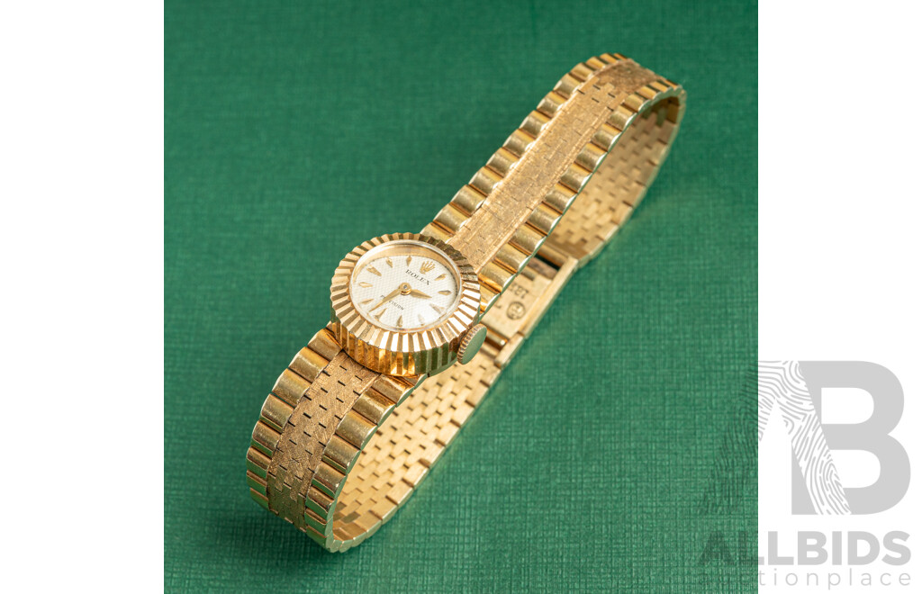 18ct Vintage Rolex Precision, Swiss Made, 11856, Gold Watch & Band Hallmarked, 31.15 Grams