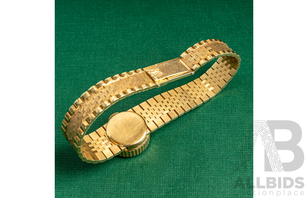 18ct Vintage Rolex Precision, Swiss Made, 11856, Gold Watch & Band Hallmarked, 31.15 Grams